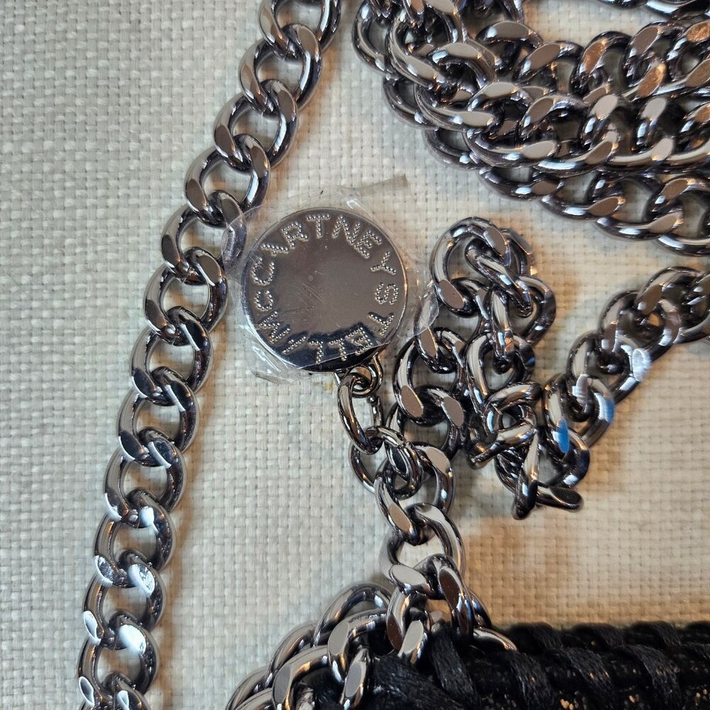 Stella McCartney Falabella Studded Tiny Tote Bag With Card - Picture 4 of 10